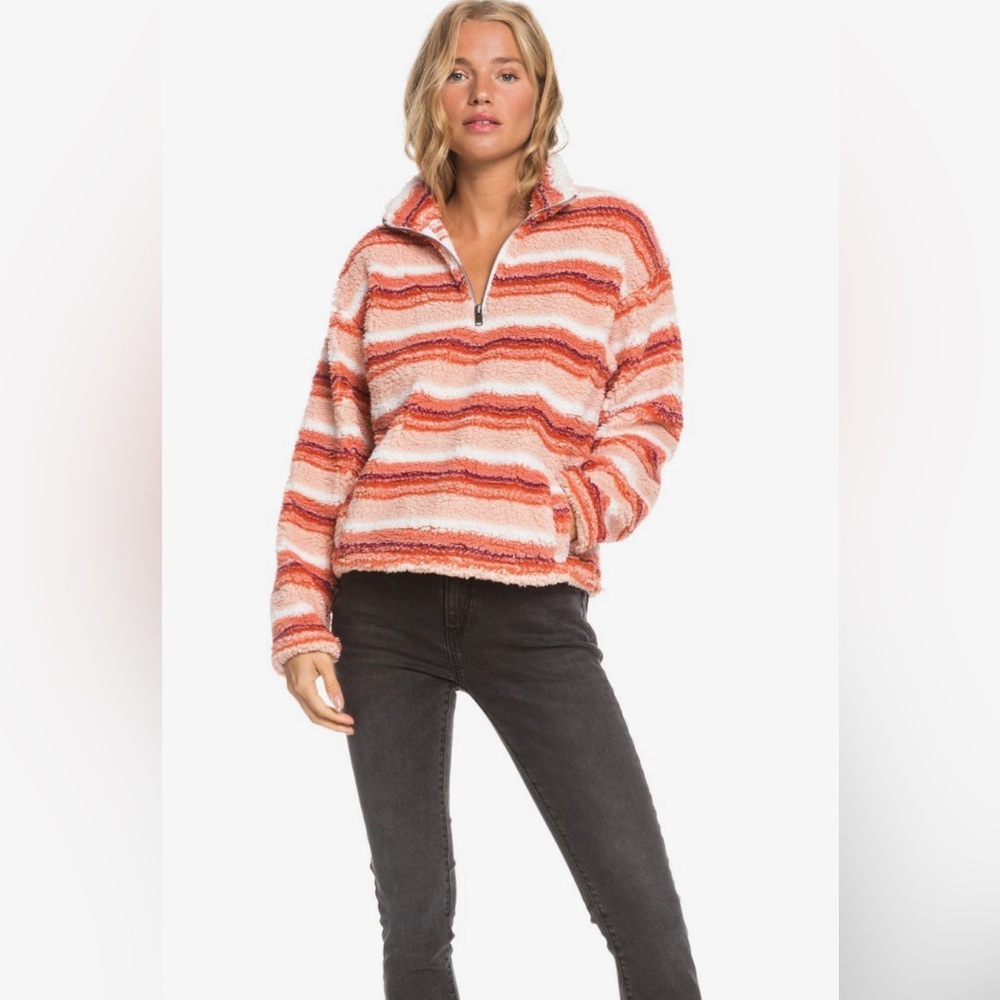 ROXY SHERPA HALF-ZIP FLEECE